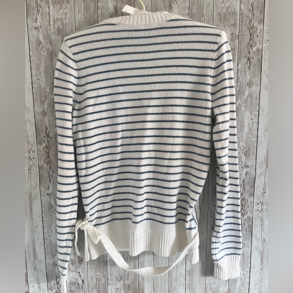 Simply Southern Wrap Striped Sweater - Picture 2 of 5
